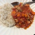 hiyokodon's cooksnap of when they made 豚こま肉のトマト煮込み.