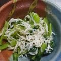 なおつん0802's cooksnap of when they made 小松菜とシラスのごま油和え.