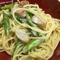 クックXCI6PE☆'s cooksnap of when they made 【アスパラとベーコンのクリームパスタ】♪.