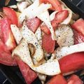★みーちゃんママ★'s cooksnap of when they made エリンギとトマトのにんにく炒め.