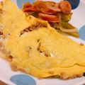 あや之助's cooksnap of when they made お婆ちゃん直伝！ひき肉と玉ねぎのオムレツ.