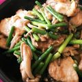 魔法使い三浦's cooksnap of when they made スタミナ満点！鶏むね肉のニンニクの芽炒め.
