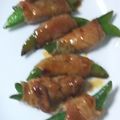 クックTRFF8N☆'s cooksnap of when they made スナップえんどうとえのきの豚肉巻き.