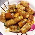 chamamaz's cooksnap of when they made 豆腐と大葉の肉巻き.