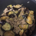 105♡'s cooksnap of when they made ナスとひき肉の炒め物.