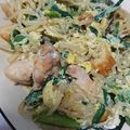 yoduki4's cooksnap of when they made 夕食に♪もやしと鶏ももニラの中華風炒り卵.
