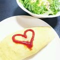 アスカ0802's cooksnap of when they made うちのお子様ランチの定番☆オムライス.
