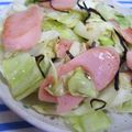 キャシーキャサリン's cooksnap of when they made おさかなのソーセージで塩昆キャベツ炒め☆.