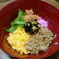 みーちゃん☆しーくん's cooksnap of when they made 簡単そぼろ丼♡お弁当にも♡.