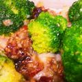Safra's cooksnap of when they made 豚もも肉とブロッコリーの胡麻だし炒め.
