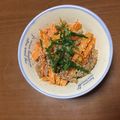 くまのプー太郎ママ's cooksnap of when they made お弁当にぜひ☆人参と明太子のきんぴら.