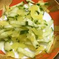 桃ringo's cooksnap of when they made キュウリとタクアンの副菜♪.
