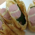 スイーツおっさん♡'s cooksnap of when they made お弁当にも♡油揚げの魚肉ソーセージ巻♪.