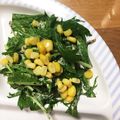 けいごようた's cooksnap of when they made 簡単和えるだけ水菜のツナコーンマヨサラダ.