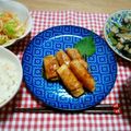 まゆこ♡'s cooksnap of when they made 長芋と大葉の豚肉巻き.