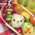 ゆなmamu's cooksnap of when they made キャラ弁♡まんま〜るリラックマ.