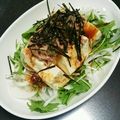 （o・ω・o）'s cooksnap of when they made 豆腐と水菜の韓国風サラダ.