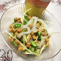☆ぴゃあ☆'s cooksnap of when they made かいわれ大根のイカ納豆和え.