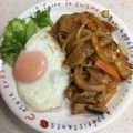 とりぽよ☆ママ's cooksnap of when they made 豚肉のケチャップ醤油炒め【朝食・弁当】.