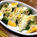 YUKIKI☆'s cooksnap of when they made 卵とブロッコリーの粒マスタード焼き.