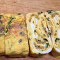 ビラボンナチュ's cooksnap of when they made 簡単１品★天カス入りだし巻き風オムレツ★.