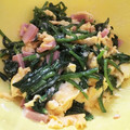♡スヌーピー♡'s cooksnap of when they made 簡単★ほうれん草玉子ハムのマヨ和えサラダ.