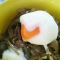 星ホシコ's cooksnap of when they made 簡単温たま豚丼♪牛丼 幼児にも.