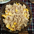 クックENQ7VW☆'s cooksnap of when they made 鶏そぼろ親子丼【男の簡単丼】.