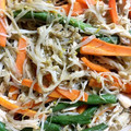juillet27's cooksnap of when they made もやしとササミの彩り炒め☆.