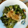 よっちゃんもち★'s cooksnap of when they made ピーマン消費に超簡単♡焼きピーマン.
