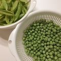 Fung's cooksnap of when they made 母直伝！豆ご飯に最速★えんどう豆のむき方.