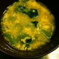 ☆優晴☆'s cooksnap of when they made 玉ねぎと小松菜と卵の味噌汁.