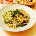 bonbonnier's cooksnap of when they made 簡単！ニラ・もやし・卵炒め☆.