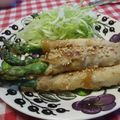 ohmagari's cooksnap of when they made アスパラガスの肉巻き★照り焼き.