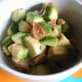 スージー＆ジル's cooksnap of when they made 簡単おつまみに！　アボカドにんにく炒め.