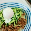 もんBのごま和え's cooksnap of when they made 冷やし肉味噌もやしうどん.