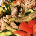いかいー's cooksnap of when they made 彩り野菜とカリカリ豚肉の冷製さっぱり和え.