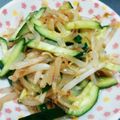クックS3KLCL☆'s cooksnap of when they made 簡単♪きゅうりと もやしで！おかか酢の物.