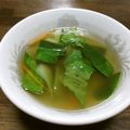 kokemomo60's cooksnap of when they made チンゲン菜とにんじんの体温まるスープ.
