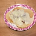 ♡りっくんママ♡'s cooksnap of when they made パンケーキ＊ツナチーズソース.