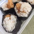 ゆうすけたろはは's cooksnap of when they made 名古屋名物　えびの天むす　.
