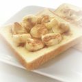 ミニ子ちゃん's cooksnap of when they made 簡単☆シナモンバナナトースト.