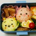 あつみ。。's cooksnap of when they made ツムツム☆プーさんとピグレットのキャラ弁.