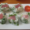 i_yokan's cooksnap of when they made マグロの彩りみぞれ巻き.