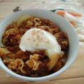 ジョリポン's cooksnap of when they made うちの牛丼✿温泉卵のせ.