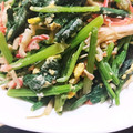 しま★★★'s cooksnap of when they made 鉄分豊富♡ほうれん草とかにかまの卵とじ.