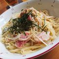 しょみ一's cooksnap of when they made 和風きのこバター醤油パスタ.