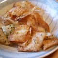 ♪☆マロン☆♪'s cooksnap of when they made 餃子の皮deチップ.