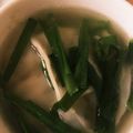 ＊にょにょん＊'s cooksnap of when they made 餃子とニラの中華風スープ.