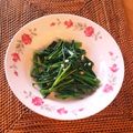 カステヘルミ's cooksnap of when they made 簡単台湾料理☆炒空心菜（空心菜炒め）.